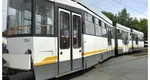 Tramvai deraiat în București. Vatmanul a lovit o trotinetă electrică abandonată pe șine