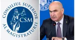 CSM continuă războiul cu Bolojan, pe tema pensiilor magistraților. ”Legea adoptată recent nu are nicio legătură cu cerințele Comisiei Europene”