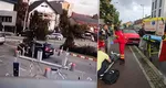 Scenă desprinsă din filme în Târgu Jiu! O șoferiță a rupt o barieră și s-a izbit de un vehicul. VIDEO /Accident grav în Cluj, după ce un șofer a acroșat cu mașina un copil în vârstă de 12 ani