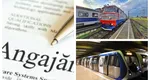 Se fac angajări la CFR Călători și Metrorex. Ce posturi sunt disponibile și care sunt condițiile de angajare