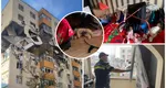 Catastrofa din Rahova. Imagini din casa unei familii de la un bloc vecin: „Am crezut că e bombă. Toată lumea urla, unii plângeau”