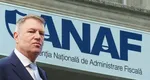 Instanţa respinge cererea ANAF de a institui sechestru pe bunurile lui Klaus Iohannis pentru a recupera prejudiciul produs statului de fostul preşedinte