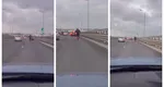 Cursă cu trotineta pe Autostrada A3. Bărbatul gonea cu 90 km/h printre mașini: „I-a zis una că e singură acasă”