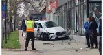 Accident grav în Iaşi, o maşină s-a dat peste cap de câteva ori VIDEO
