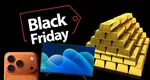 Românii nu s-au uitat la bani de Black Friday 2025. În ziua cu cele mai mici prețuri din an s-au cumpărat telefoane, televizoare, electrocasnice și… lingouri de aur în valoare de 85.00 de lei