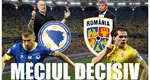 LIVE Bosnia – România în preliminariile CM 2026. Surprize uriaşe în primul 11 al lui Mircea Lucescu