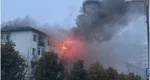 Incendiul puternic într-un bloc din Craiova. Aproximativ 40 de persoane au fost evacuate