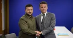 Emmanuel Macron îl va primi pe Volodimir Zelenski la Paris, în continuarea discuțiilor pentru pace