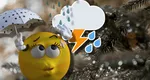 Prognoza meteo. Săptămâna începe cu ploi însoțite chiar de descărcări electrice, în mai multe zone. Câte grade vor fi în Capitală