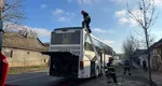 Momente de panică pe strada 9 Mai! Un autobuz cu 52 de pasageri a fost cuprins de fum