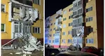 Explozie puternică într-un bloc din județul Bihor. O femeie a fost proiectată în afara apartamentului