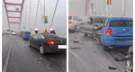 Accident în lanț pe podul de la Cernavodă. Șase mașini au fost implicate