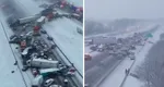 Carambol de proporții pe o autostradă din SUA: Au fost implicate cel puțin 50 de mașini