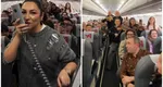 Andra, show la 10.000 de metri înălțime. Artista a cântat colinde în avion: „Emoția se simte altfel, mai aproape de suflet”