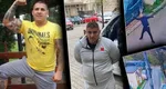 Bărbatul pe care Adrian Corduneanu și soția lui l-au bătut, filmat în timp ce spărgea geamurile casei. VIDEO