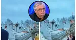 EXCLUSIV Mircea Coșea, înmormântat cu onoruri militare. Primele imagini de la cimitir, profesorul universitar e condus pe ultimul drum de familie și prieteni