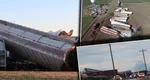 Tren de marfă deraiat în Kentucky. Autoritățile, în alertă din cauza unei scurgeri de sulf