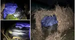 FOTO IREAL! Un moldovean beat din Botoșani a omorât cu mașina un biciclist, apoi a fugit acasă și și-a ascuns mașina în capița de coceni de porumb!