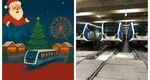 Program Metrorex de sărbători 2025. Cum vor circula metrourile de Crăciun și Revelion