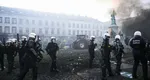 Protest masiv la Bruxelles, în ziua summitului la care participă și Nicușor Dan. Bătăi cu poliția, incendieri și tunuri cu apă. Parlamentul European, evacuat de urgență