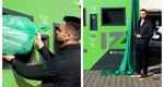Un tânăr din Iași a inventat un sistem care permite reciclarea ambalajelor fără scanare individuală. Banii intră automat pe card