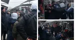 Bătaie între bișnițari și jandarmi într-o piață din Timișoara. De la ce a pornit scandalul