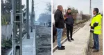 Dorel la Slobozia. Stâlpii din beton au fost uitați în mijlocul trotuarului! ”Cascadorii râsului! Ce ați făcut aici este o panaramă” VIDEO