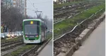 Tramvaiul pe „valuri”, pericol public în Capitală. Cum arată şinele de pe Calea Rahovei VIDEO
