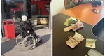 ”Filantropica” în varianta Iași. Cerșea făcând pe infirma, în scaun cu rotile, și locuiește la un hotel de lux!