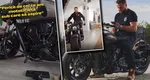 Comediantul Nelu Cortea își ține motocicleta în casă: „Ferice de cel ce are motocicletă sub care să aspire”. VIDEO