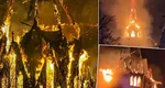 Incendiu uriaș în Amsterdam, în noaptea de Anul Nou! O biserică istorică a fost distrusă de flăcări