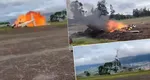Șase oameni au murit după ce un avion s-a prăbușit! Un cunoscut cântăreț columbian, printre victime. VIDEO