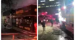 Incendiu în apropiere de stația de metrou Pipera. A ars o cunoscută patiserie