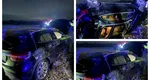 Accident cumplit în județul Suceava. O tânără a scăpat cu viață ca prin minune după ce s-a răsturnat cu Mercedesul