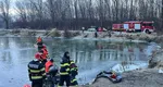 Tată și fiu, căzuți în râul Olt. Fiul a murit la spital. Cei doi se aflau la pescuit