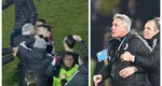 VIDEO IREAL! Bătaie după CFR – ”U” Cluj! Cristiano Bergodi a ”șifonat” doi jucători ai gazdelor! Ce sancțiune riscă antrenorul italian