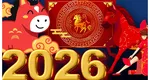 Zodiac chinezesc 2026. Noul an chinezesc aduce noroc TRIPLU pentru trei zodii: bani, dragoste, sănătate