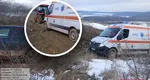 O ambulanță aflată în misiune s-a împotmolit în noroi, într-o localitate din Iași. Autospeciala a fost scoasă cu un tractor, dar pacientul era deja mort