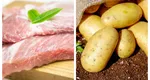 S-au ieftinit cartofii și carnea de porc. Prețurile de la rafturi au ajuns mai mici ca niciodată. Ce spun producătorii