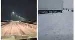 Centura Capitalei, blocată din cauza nămeților. Imagini de la fața locului: ”Am luat-o la picior, nu se deszăpezește da plătim taxe”