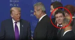Nicușor Dan a fost tras la o parte de Secret Service în timp ce voia să vorbească cu Donald Trump. Imagini umilitoare de la Consiliul Păcii de la Washington VIDEO