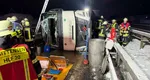 Șofer român implicat într-un accident grav pe autostrada A1 din Germania. Bărbatul a fost scos prin parbriz