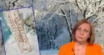 EXCLUSIV Un nou CICLON va lovi România în această seară! Elena Mateescu, directoarea ANM, confirmă un nou episod de zăpadă