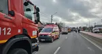 Planul Roșu de Intervenție după un accident în Tărtășești. Mai mulți elevi au fost răniți după ce un microbuz școlar a fost lovit de un TIR