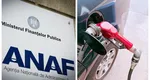 ANAF demarează controale în toată țara, după ce prețul motorinei a sărit de 10 lei litrul. Cine sunt vizați