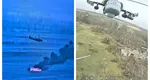 Război în Ucraina. Momentul în care o dronă doboară un elicopter rus Ka-52 „Alligator”.