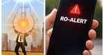 ANRE trimite Ro-alert consumatorilor să mai stingă becurile. Alerta va veni pe telefon!