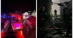Puternic incendiu în Turda. 20 de locuințe și barăci au fost distruse de flăcări. Doi bărbaţi au ajuns la spital