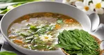 Rețetă pentru supă de leurdă, un adevărat deliciu. Usturoiul sălbatic are numeroase beneficii pentru organism