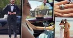 Cum arată verighetele purtate de Dorian Popa și Andreea. Influencerul nu s-a uitat la bani și i-a ucmpărat cele mai spectaculoase bijuterii iubitei sale